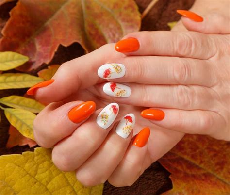 fall manicure short nails|fall inspired short acrylic nails.